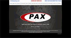 Desktop Screenshot of paxtag.com